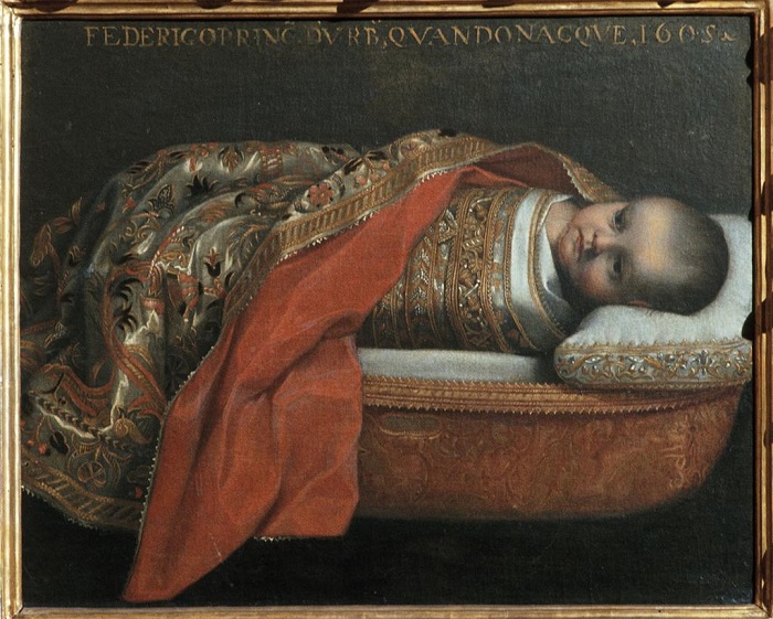 Принц Фридерик, 1605 год. Пеленание младенцев.