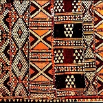 Расцветка, узор ткани: орнамент "африка"