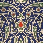 Расцветка, узор ткани: орнамент "арабеска"