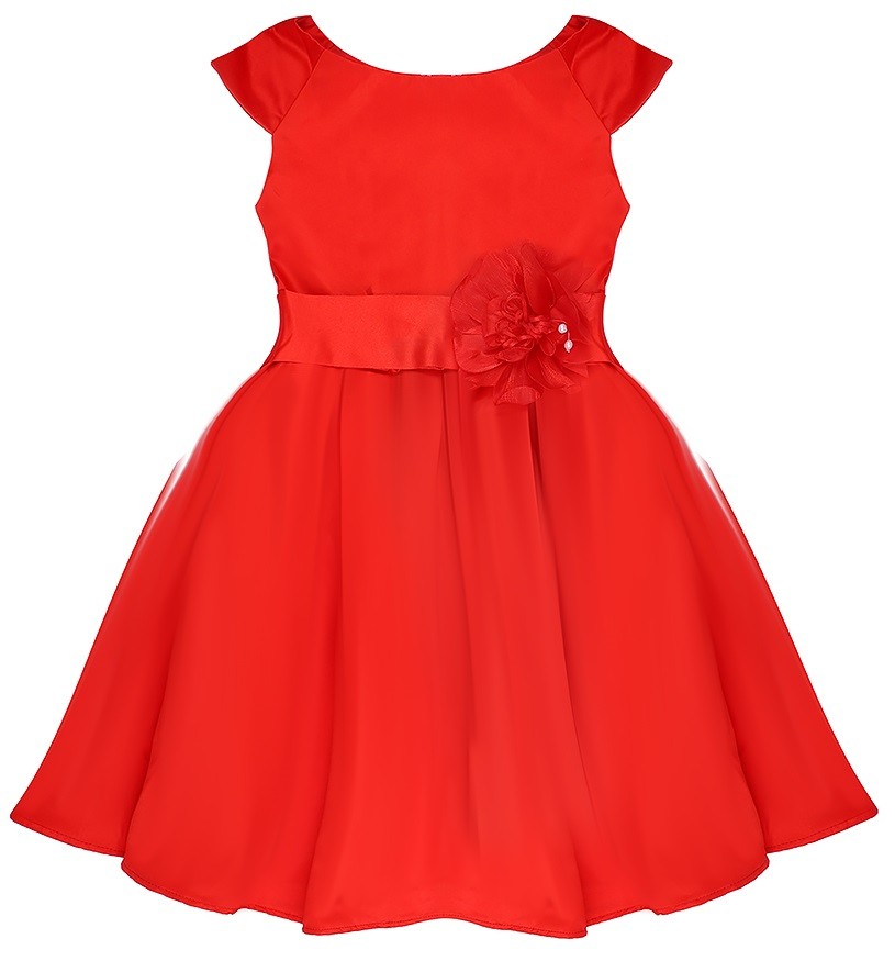 Платье праздничное (122) красный GT-10 - 1