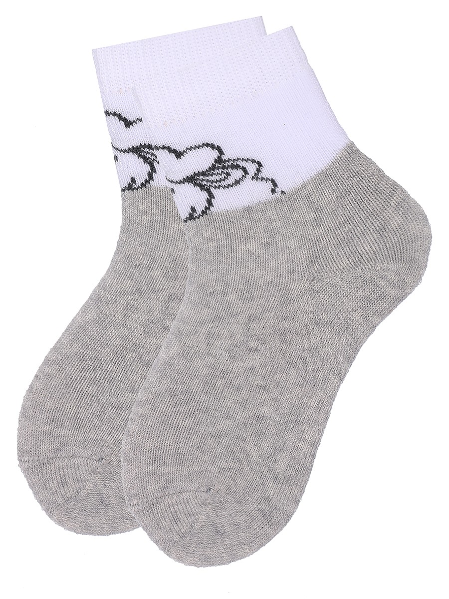 Носки махровые (10-11) серый меланж Гамма SL-38 - 1