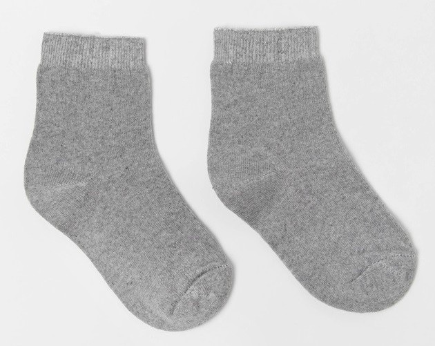 Носки термо (16-18) светло-серый меланж SL-28 - 2